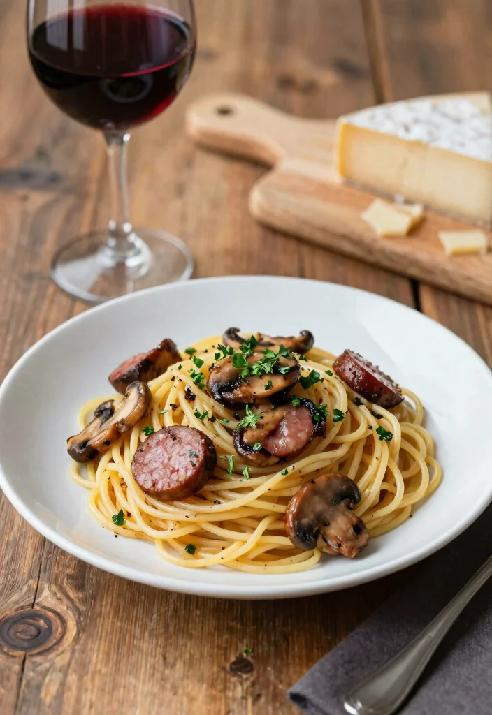 17 Easy Italian Sausage Pasta Recipes for Quick Weeknight Dinners - 12. Italian Sausage and Mushroom Pasta 1