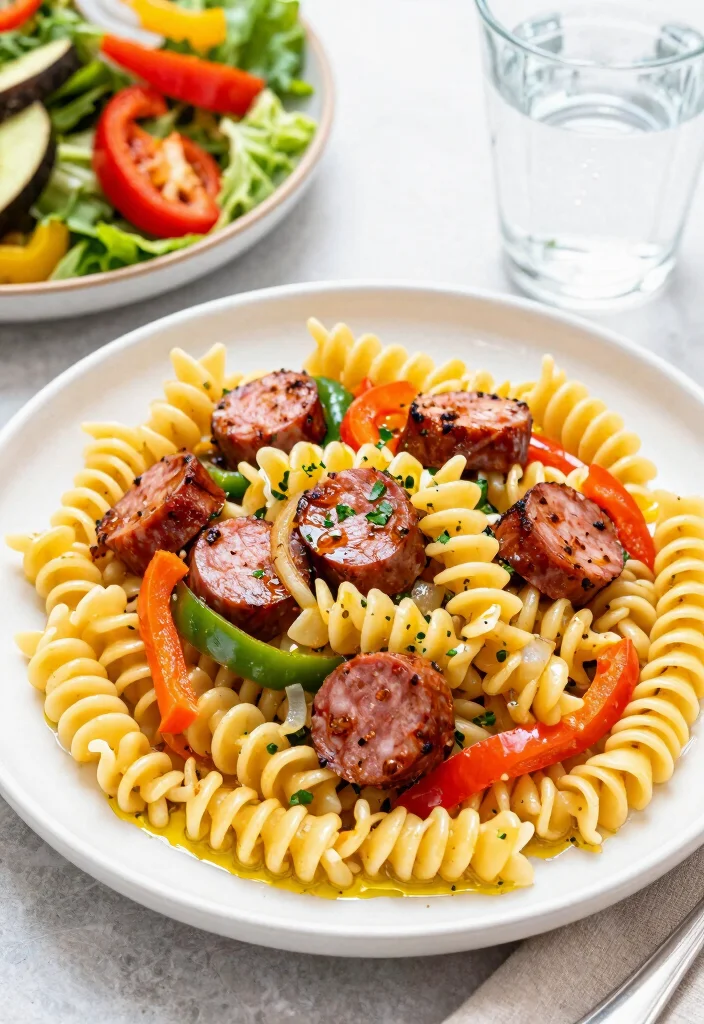 17 Easy Italian Sausage Pasta Recipes for Quick Weeknight Dinners - 5. Italian Sausage and Peppers Pasta 1