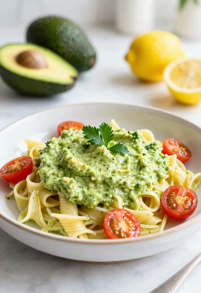 17 Easy Italian Spaghetti Sauce Recipes (Marinara to Bolognese) - 14. Avocado Cream Sauce 1