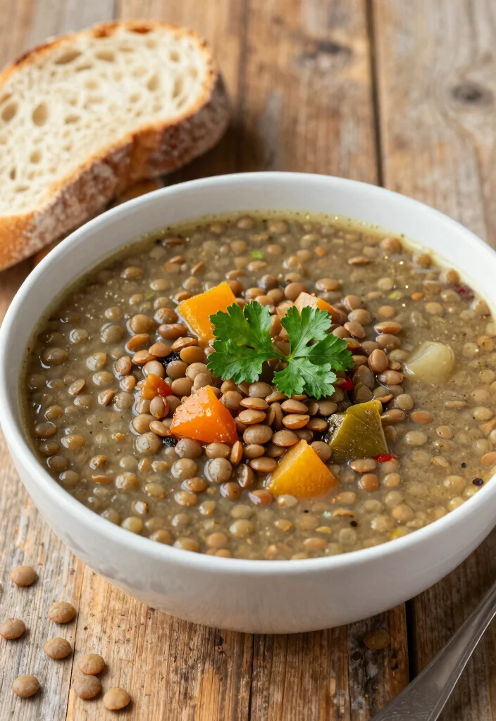 17 Easy Italian Vegetable Soup Recipes for Comforting Meals - 12. Mediterranean Lentil Soup 1