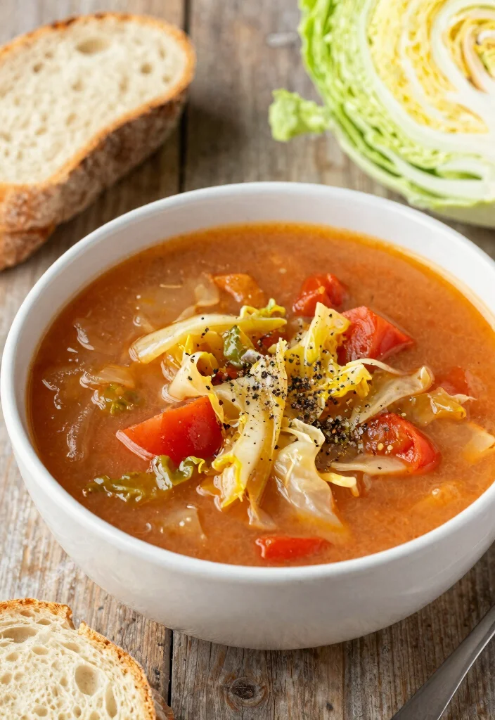 17 Easy Italian Vegetable Soup Recipes for Comforting Meals - 14. Cabbage and Tomato Soup 1