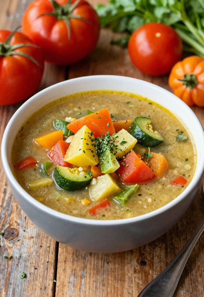 17 Easy Italian Vegetable Soup Recipes for Comforting Meals - 16. Mediterranean Vegetable Soup 1