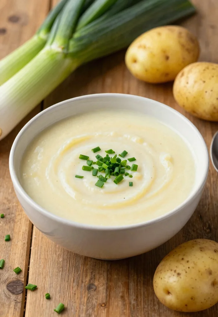 17 Easy Italian Vegetable Soup Recipes for Comforting Meals - 7. Potato and Leek Soup 1