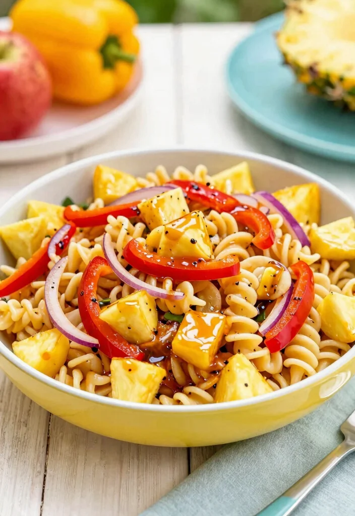 17 Easy Pasta Salad Recipes with Italian Dressing & Salad Supreme - 11. Sweet and Sour Pasta Salad 1