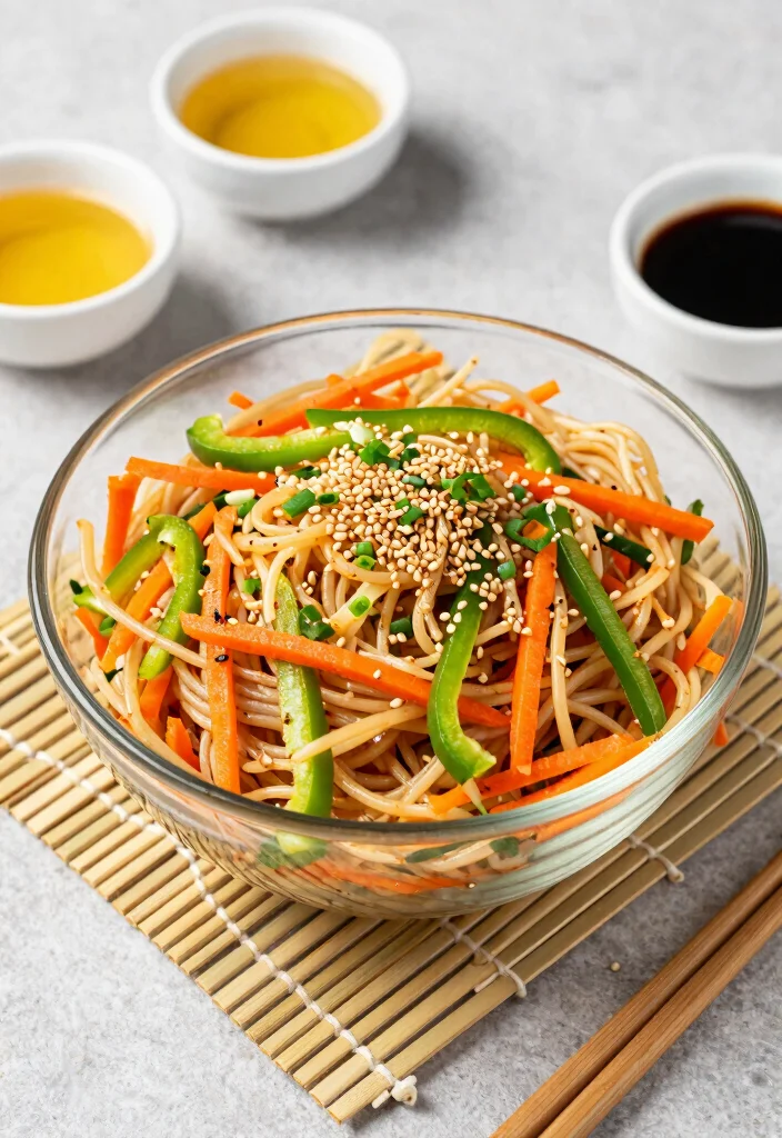 17 Easy Pasta Salad Recipes with Italian Dressing & Salad Supreme - 9. Asian Noodle Salad 1