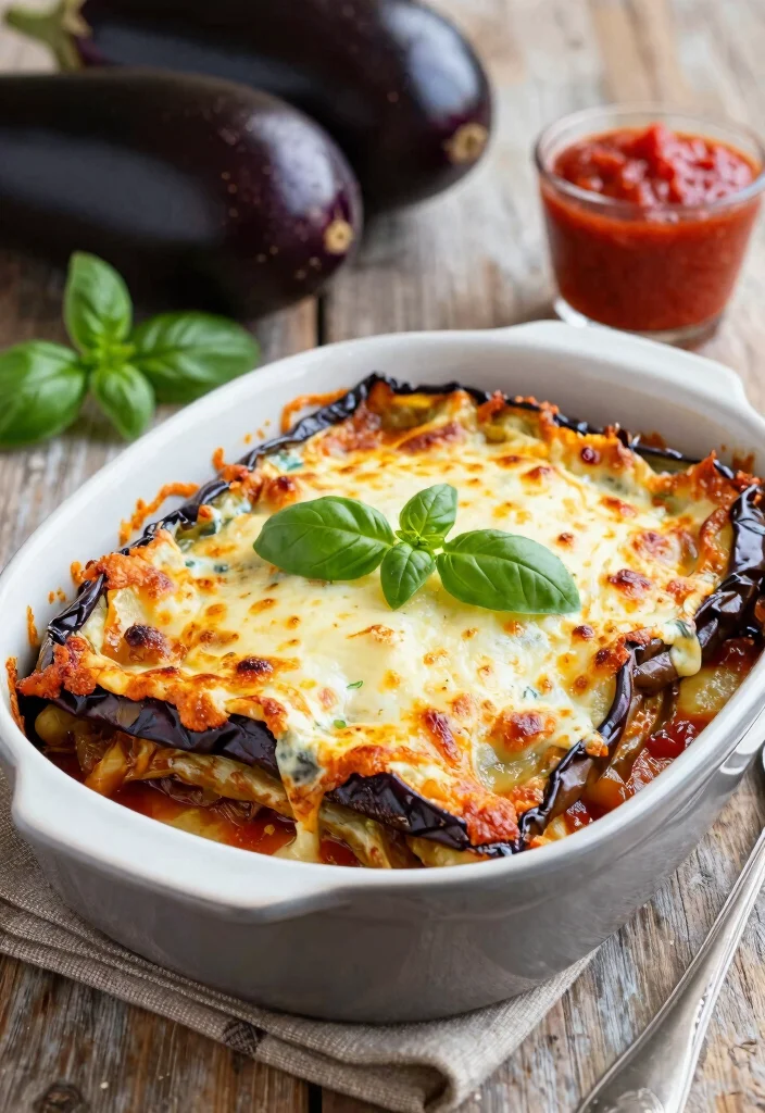 17 Easy Recipes Using Italian Bread Crumbs - 3. Baked Eggplant Parmesan 1