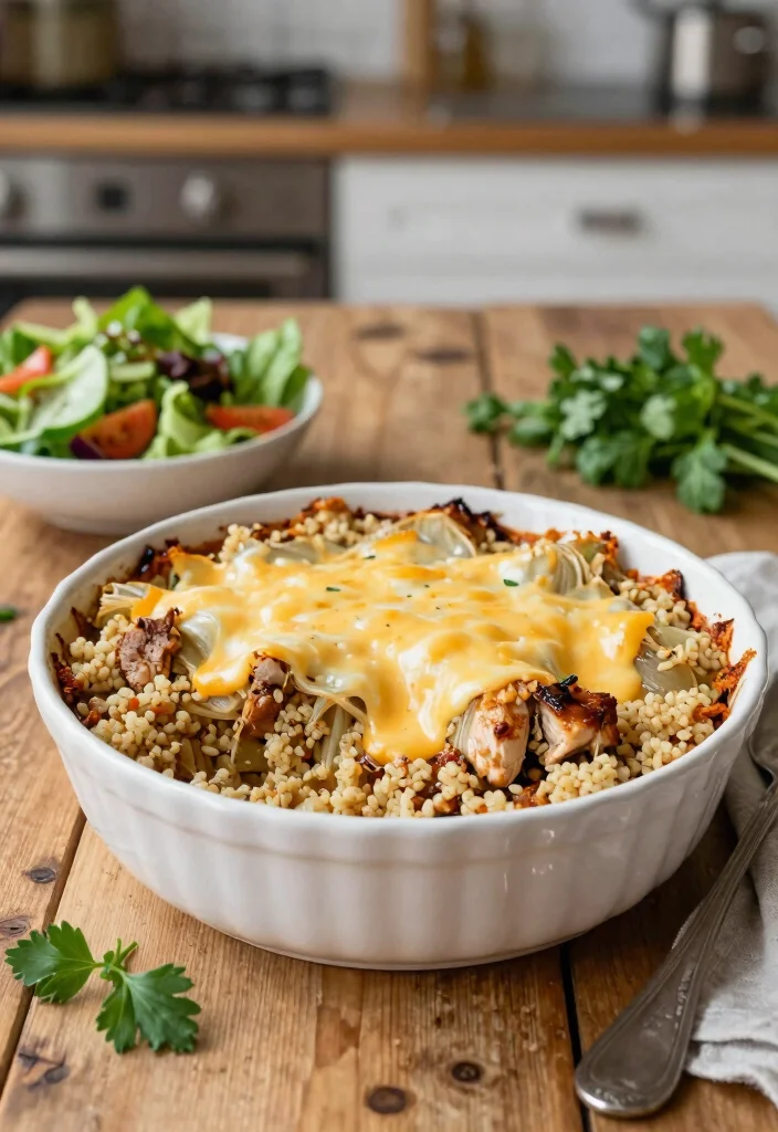 17 French Onion Chicken Bake Recipes with Melted Cheese - 10. French Onion Chicken Bake with Quinoa 1