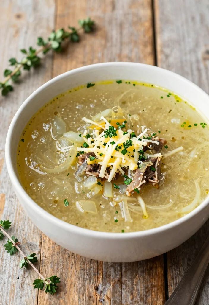 17 French Onion Short Rib Soup Recipes for Rich Comfort Meals - 10. French Onion Short Rib Soup with Fresh Herbs 1