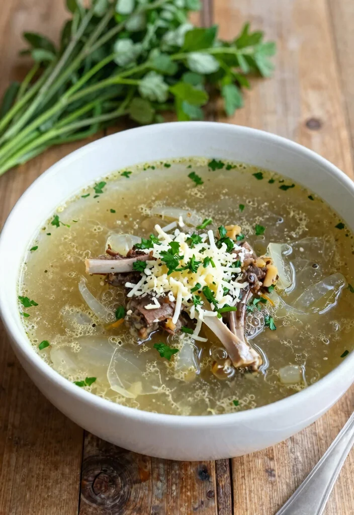 17 French Onion Short Rib Soup Recipes for Rich Comfort Meals - 13. Herb-Infused French Onion Short Rib Soup 1