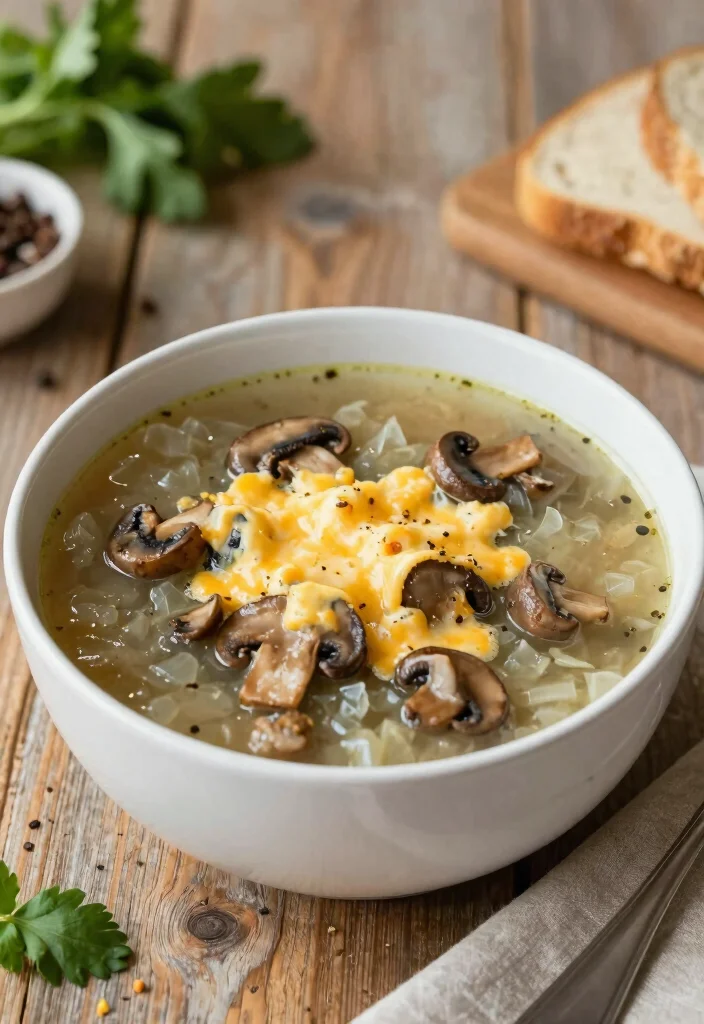 17 French Onion Short Rib Soup Recipes for Rich Comfort Meals - 17. French Onion Short Rib Soup with Mushrooms 1