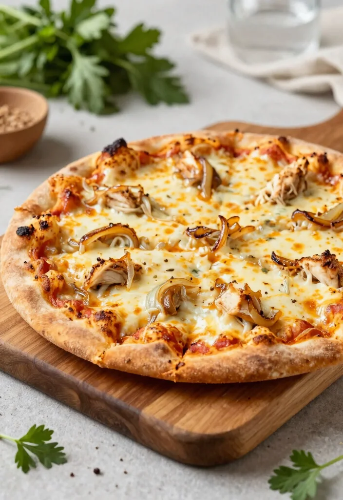 17 French Onion Soup Chicken Recipes Packed with Flavor - 16. French Onion Soup Chicken Pizza 1