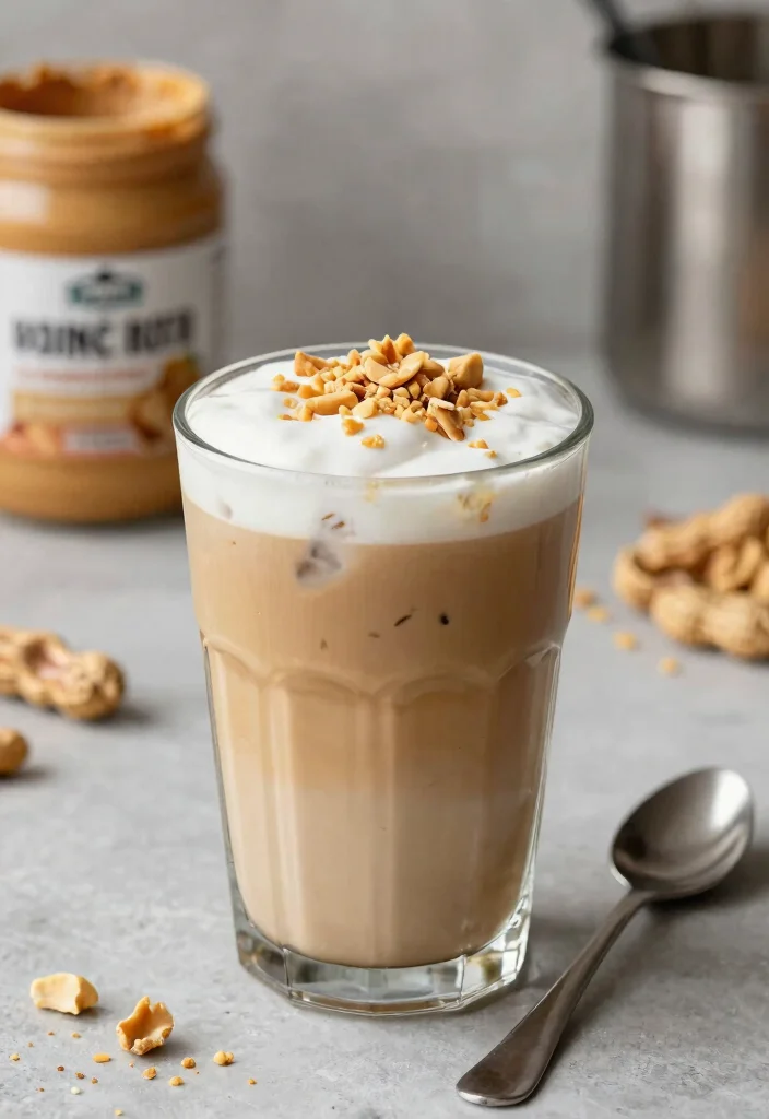 17 French Vanilla Iced Coffee Recipes for Refreshing Drinks - 13. French Vanilla Peanut Butter Iced Coffee 1