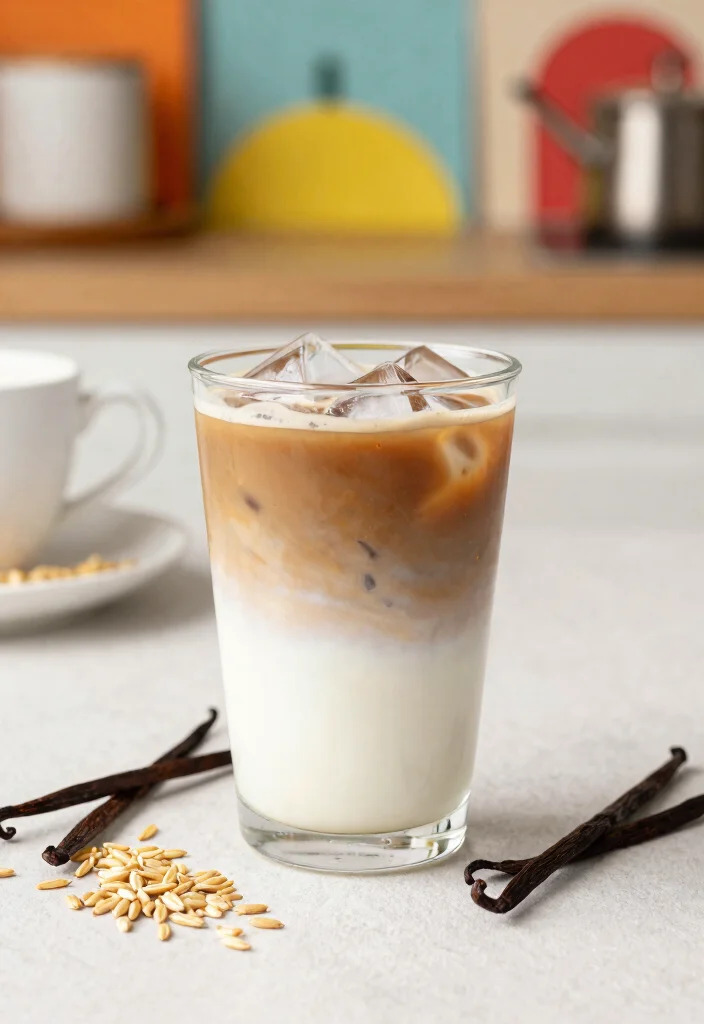 17 French Vanilla Iced Coffee Recipes for Refreshing Drinks - 15. French Vanilla Iced Coffee with Oat Milk 1