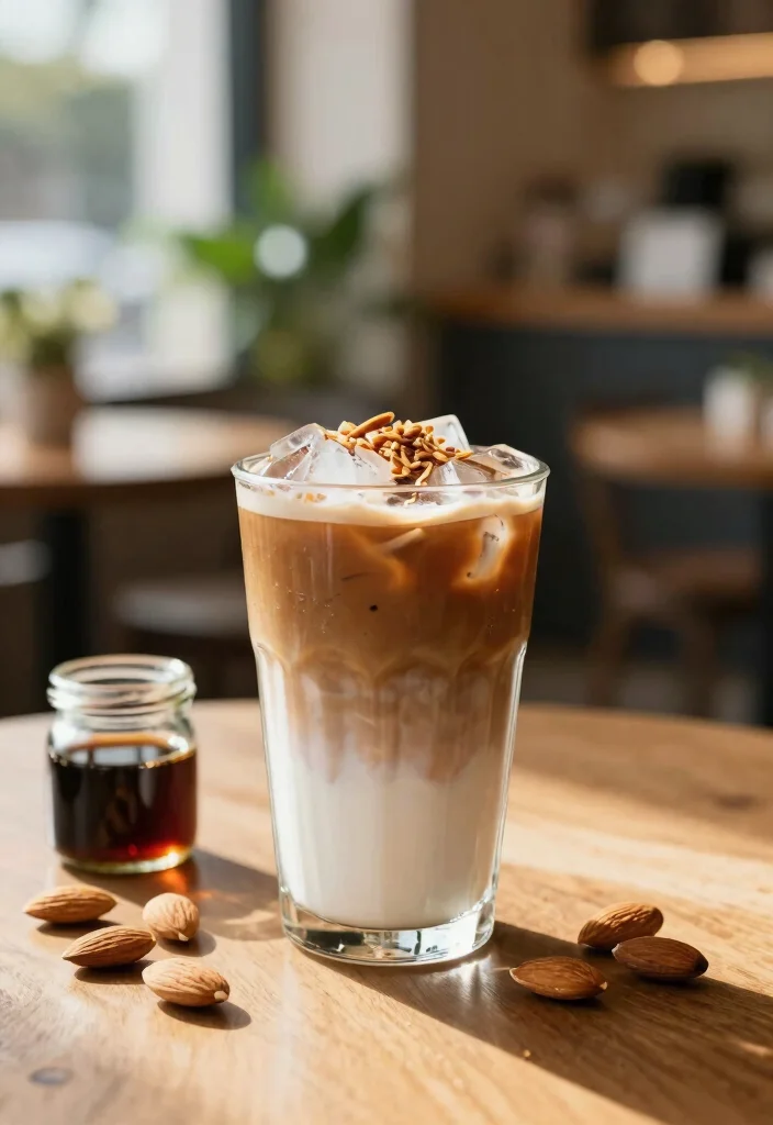 17 French Vanilla Iced Coffee Recipes for Refreshing Drinks - 2. Vanilla Almond Iced Coffee 1