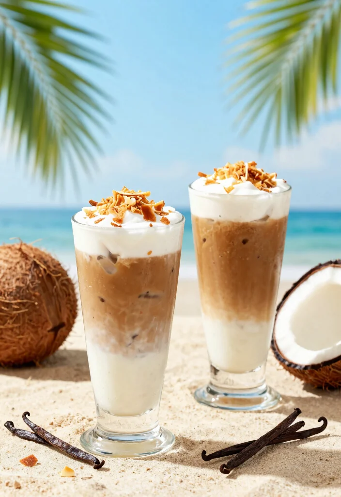 17 French Vanilla Iced Coffee Recipes for Refreshing Drinks - 4. Coconut French Vanilla Iced Coffee 1