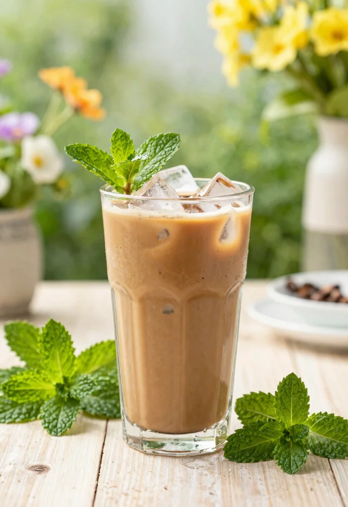 17 French Vanilla Iced Coffee Recipes for Refreshing Drinks - 7. Mint French Vanilla Iced Coffee 1
