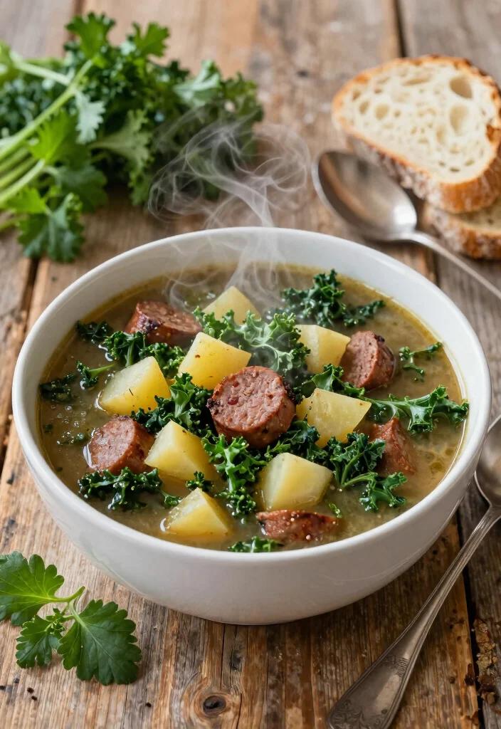 17 Italian Sausage Dinner Recipes (Easy Weeknight Ideas) - 4. Sausage and Kale Soup 1