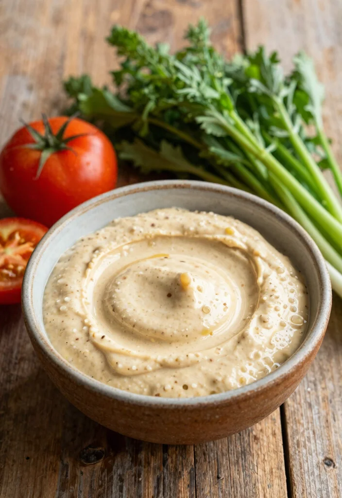 17 Japanese Salad Dressing Recipes (Sesame, Ginger and More) - 9. Tahini Dressing 1