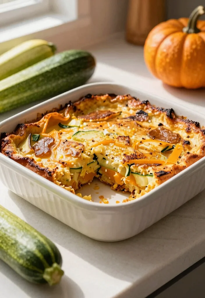 17 Pumpkin French Toast Casserole Recipes for Cozy Fall Mornings - 16. Pumpkin Zucchini French Toast Casserole 1