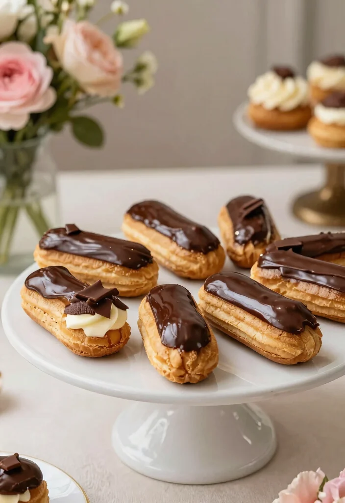 18 Classic French Desserts Recipes Everyone Should Know - 15. Éclairs 1