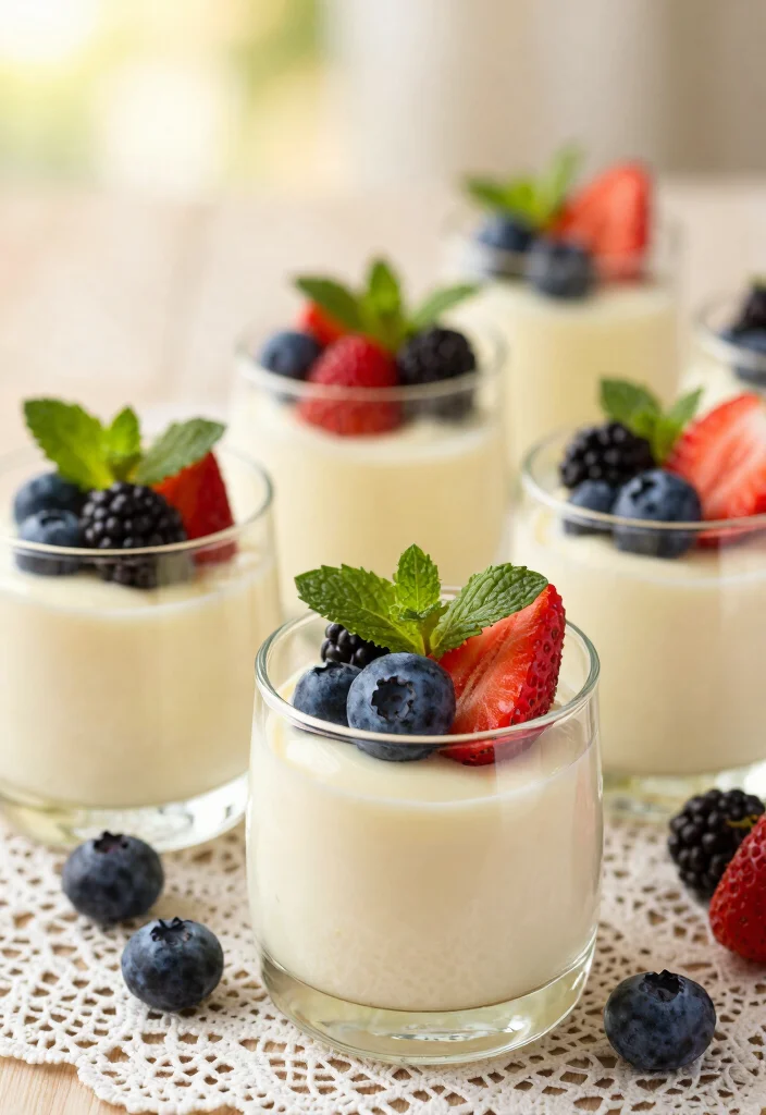 18 Classic French Desserts Recipes Everyone Should Know - 2. Panna Cotta with Berries 1
