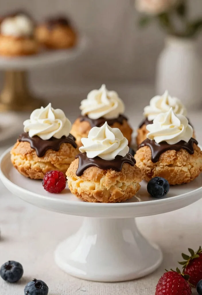 18 Classic French Desserts Recipes Everyone Should Know - 7. Profiteroles 1