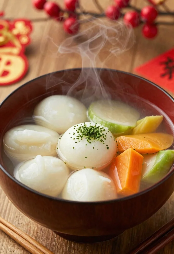 18 Classic Japanese Home Cooked Meals (Comfort Food) - 16. Zoni (New Year’s Soup) 1