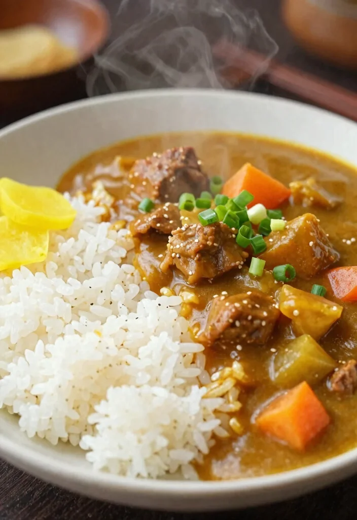 18 Classic Japanese Home Cooked Meals (Comfort Food) - 17. Curry Rice (Japanese Style Curry) 1