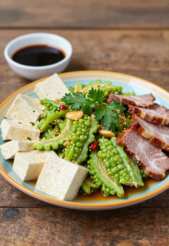 18 Classic Japanese Home Cooked Meals (Comfort Food) - 8. Goya Champuru (Bitter Melon Stir-Fry) 1