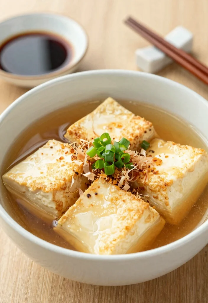 18 Classic Japanese Home Cooked Meals (Comfort Food) - 9. Agedashi Tofu (Fried Tofu in Broth) 1