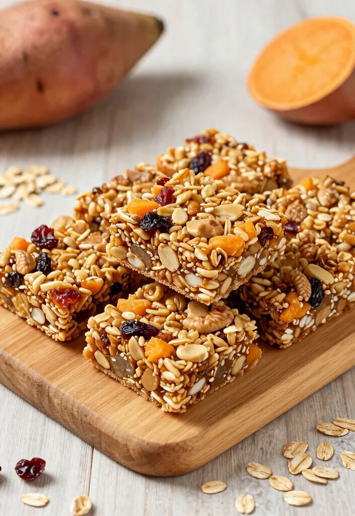 18 Cozy Gluten-Free Japanese Sweet Potato Dessert Recipes - 14. Sweet Potato Granola Bars 1