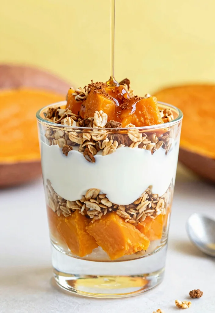 18 Cozy Gluten-Free Japanese Sweet Potato Dessert Recipes - 17. Sweet Potato Parfait 1