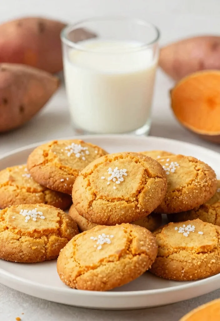 18 Cozy Gluten-Free Japanese Sweet Potato Dessert Recipes - 8. Sweet Potato Cookies 1