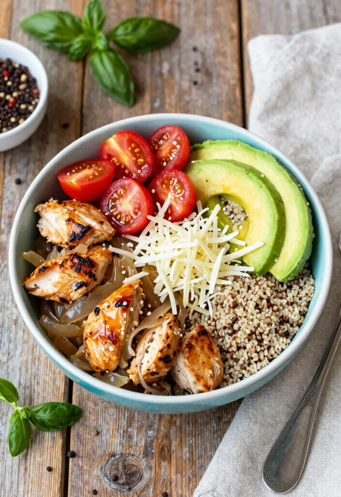 18 Crockpot French Onion Chicken Recipes for Easy Weeknight Meals - 16. French Onion Chicken Bowls 1