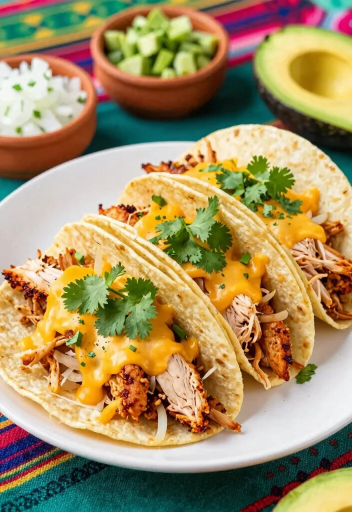 18 Crockpot French Onion Chicken Recipes for Easy Weeknight Meals - 4. French Onion Chicken Tacos 1