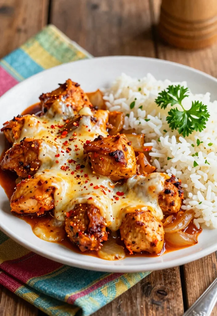 18 Crockpot French Onion Chicken Recipes for Easy Weeknight Meals - 8. Spicy French Onion Chicken 1