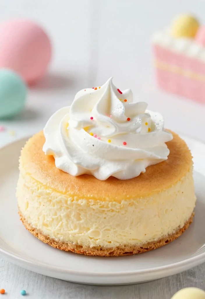 18 Cute Japanese Cheesecake Decoration Ideas (Kawaii Style) - 1. Whimsical Whipped Cream Clouds 1