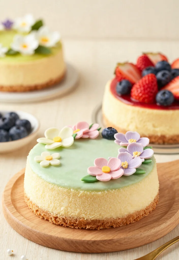 18 Cute Japanese Cheesecake Decoration Ideas (Kawaii Style) - 16. Seasonal Decorations 1