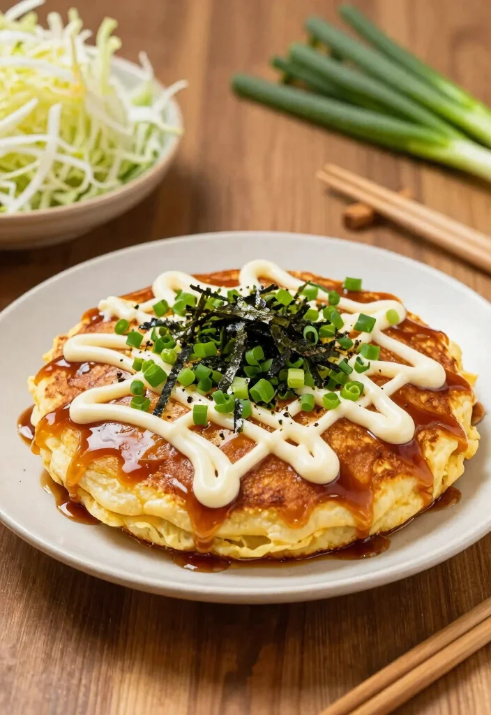 18 Delicious Japanese Savory Pancake Recipes You Must Try - 1. Classic Okonomiyaki: The Ultimate Comfort Food 1
