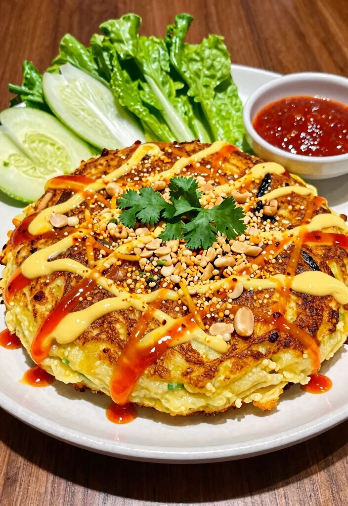 18 Delicious Japanese Savory Pancake Recipes You Must Try - 11. Chili Garlic Okonomiyaki: A Fiery Treat 1