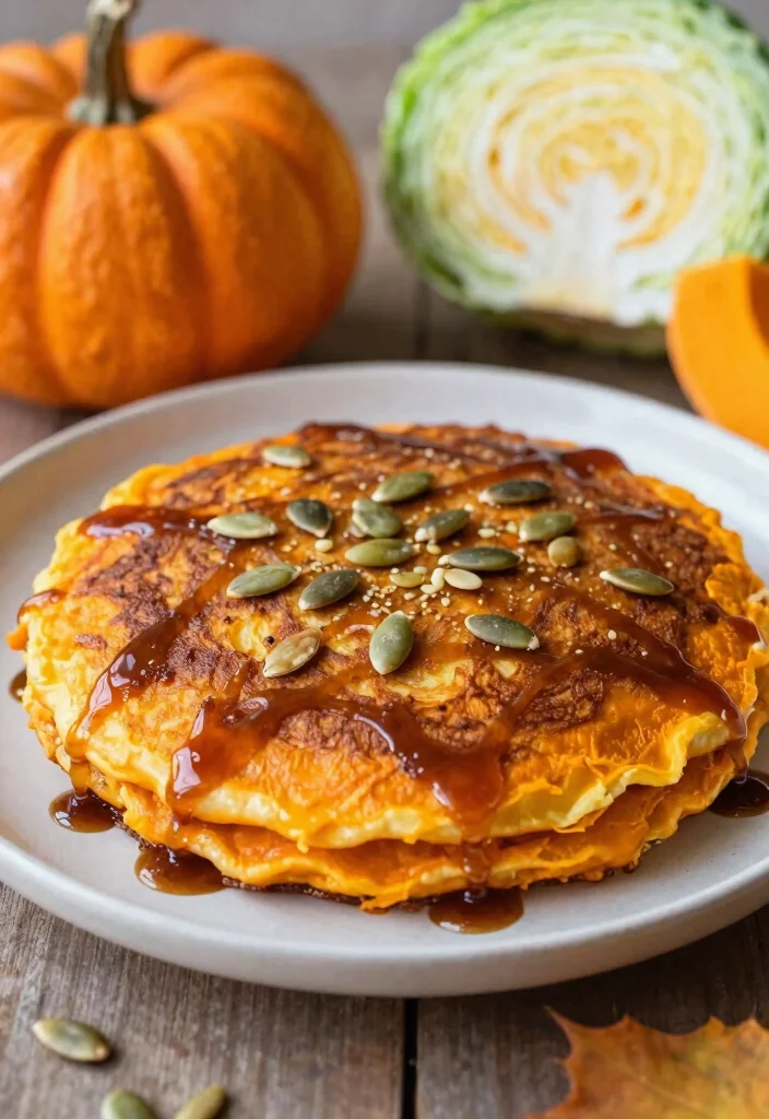 18 Delicious Japanese Savory Pancake Recipes You Must Try - 13. Savory Pumpkin Okonomiyaki: Seasonal Goodness 1