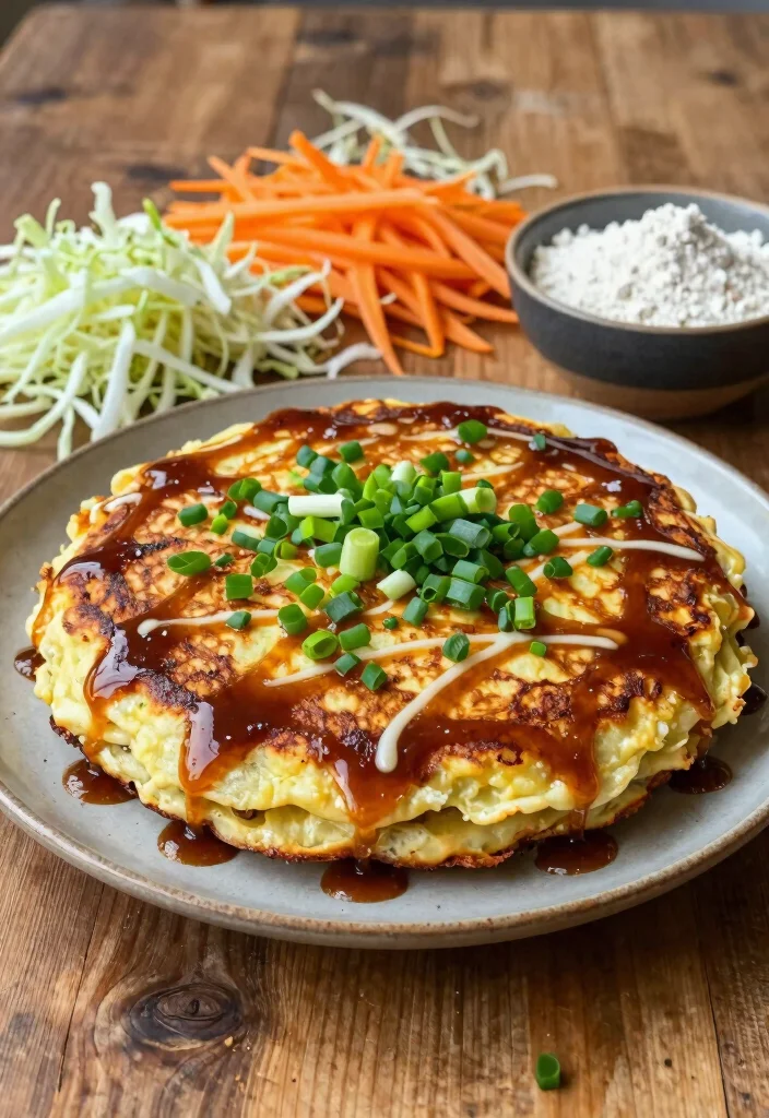 18 Delicious Japanese Savory Pancake Recipes You Must Try - 2. Gluten-Free Okonomiyaki: A Healthier Twist 1