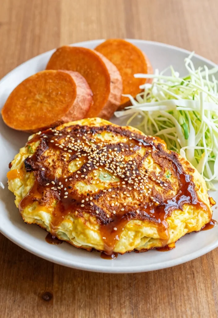 18 Delicious Japanese Savory Pancake Recipes You Must Try - 7. Sweet Potato Okonomiyaki: A Hearty Alternative 1