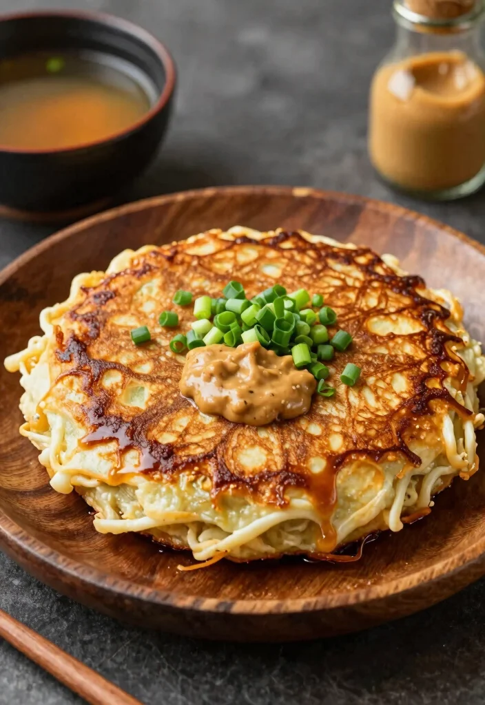 18 Delicious Japanese Savory Pancake Recipes You Must Try - 8. Miso Okonomiyaki: Rich and Flavorful 1