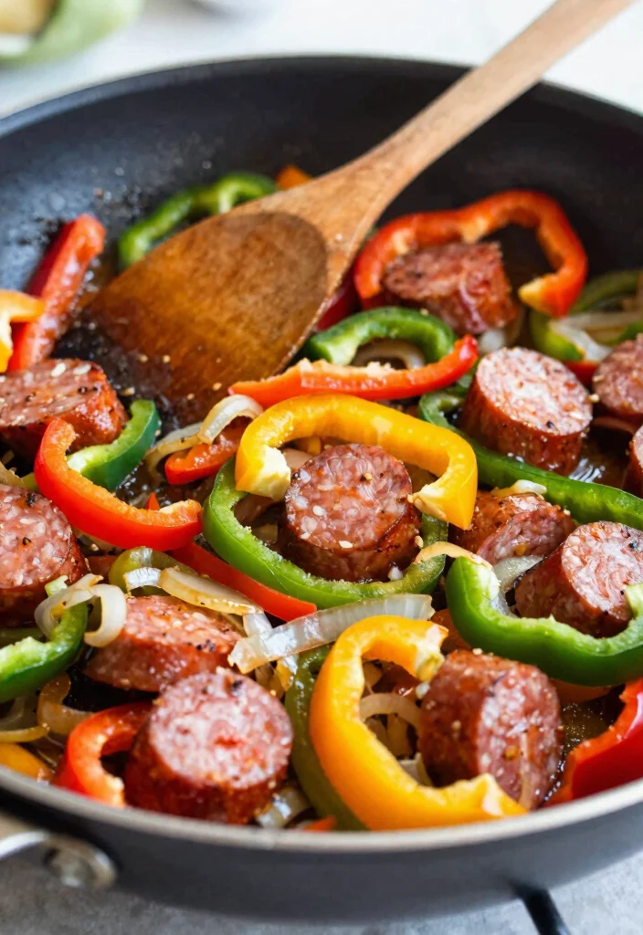 18 Easy Bob Evans Italian Sausage Recipes - 1. One-Pan Italian Sausage and Peppers 1