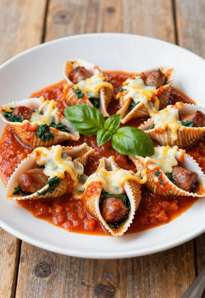 18 Easy Bob Evans Italian Sausage Recipes - 17. Italian Sausage and Spinach Stuffed Shells 1