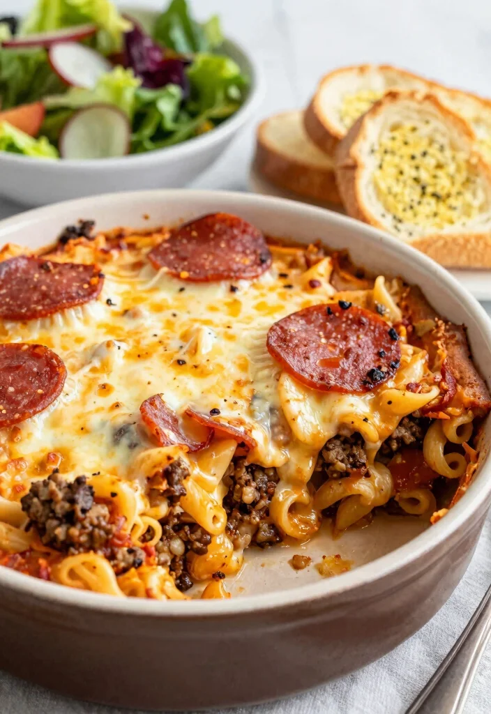 18 Easy Crockpot Italian Recipes (Set & Forget Dinners) - 13. Crockpot Pizza Casserole 1