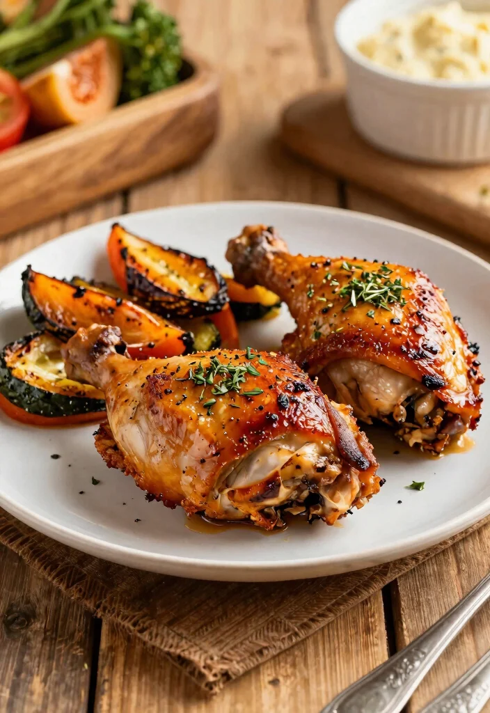 18 Easy Crockpot Italian Recipes (Set & Forget Dinners) - 16. Italian Herb Roasted Chicken 1