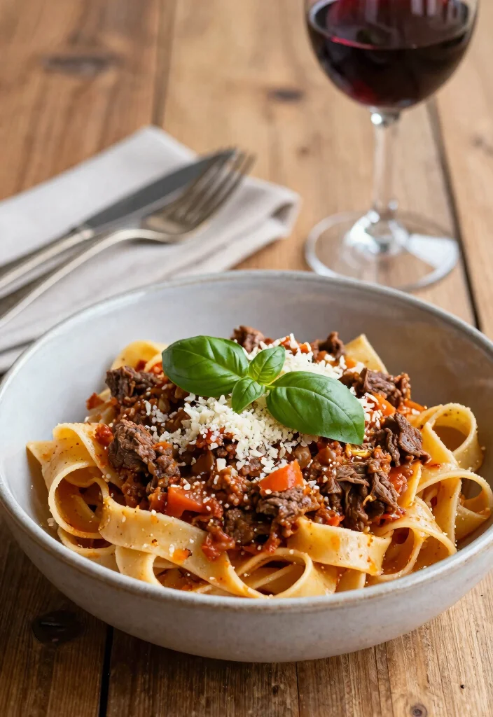 18 Easy Crockpot Italian Recipes (Set & Forget Dinners) - 4. Italian Beef Ragu 1