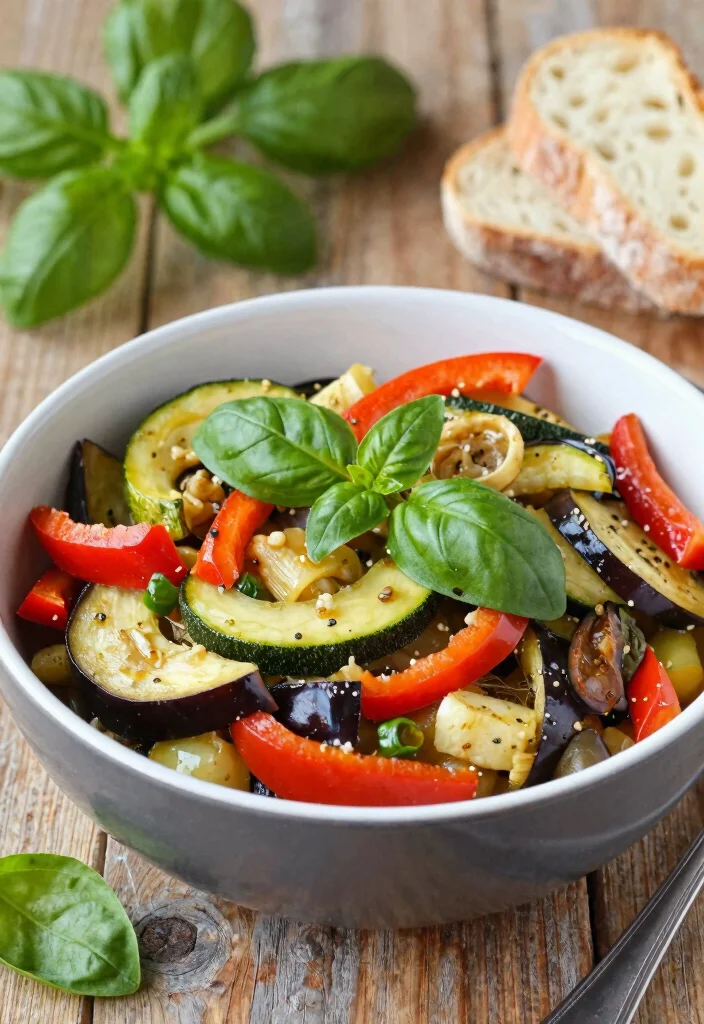 18 Easy Crockpot Italian Recipes (Set & Forget Dinners) - 5. Slow Cooker Ratatouille 1